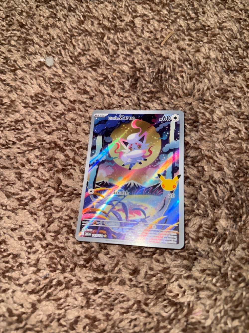 Hisuian Zorua - 145/128 - ME: 30th Celebration (30C) Pokemon